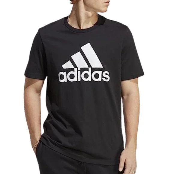 Adidas Aeroready Camo Big Logo T-Shirt Mens Small Black Gray IS6151
