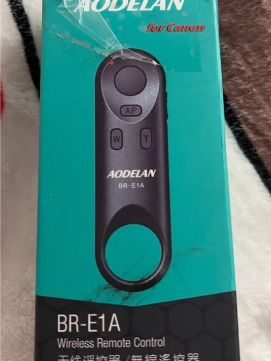 Aodelan BR-E1A Wireless Remote Control - Black NIB
