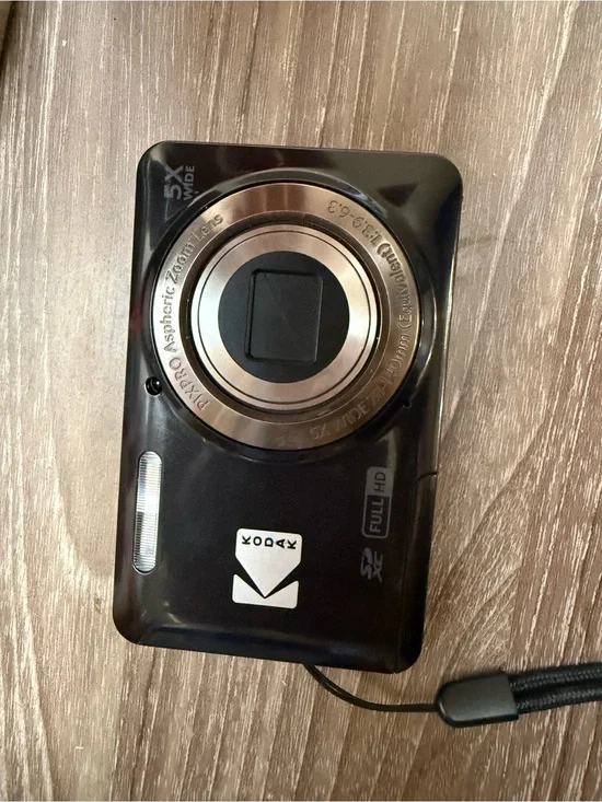 Kodak Black and Silver Compact Digital Camera with Full HD