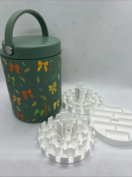 Hydrapeak Food Jar Insulated Stainless Steel Plus Peptide Storage Container NWOT