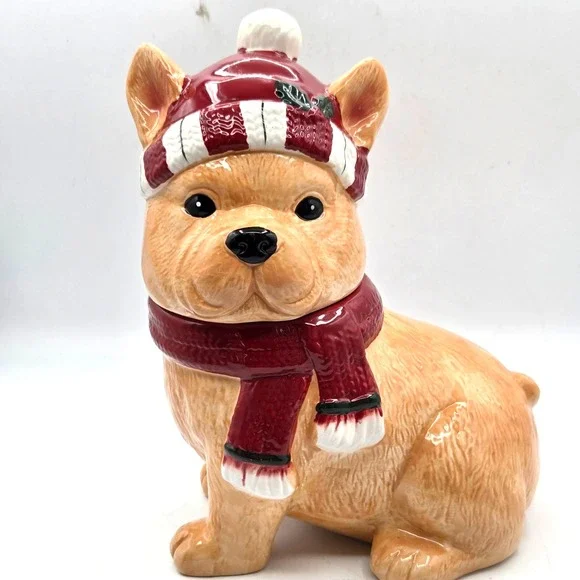 French Bulldog Ceramic Cookie Jar by Winter Wonder Lane