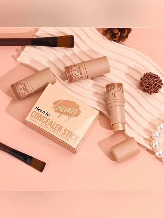 Yearstory Concealer Stick Three Color Combination Set, designed for makeup blend