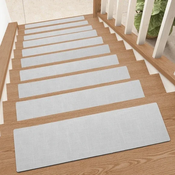 Stair Treads Carpet Non-Slip – Stair Runners for Wooden Steps Non Slip – Rubber