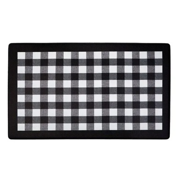 Achim Home Furnishing: Buffalo Grey Plaid Modern Window Curtain Panel : 18