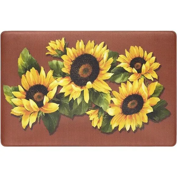 PowerSellerUSA Printed Anti Fatigue Mat, Non Slip Printed Textured Comfort