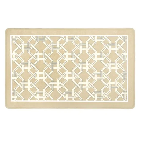 PowerSellerUSA Eco Friendly PVC Kitchen Floor Mats, 30x18x0.4 Inch Indoor Door