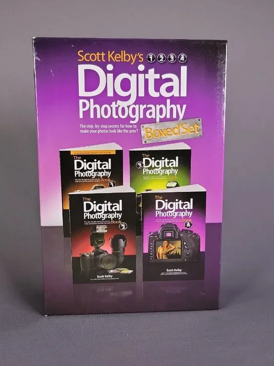 Scott Kelby's Digital Photography Boxed Set Volumes 1 2 3 &4 by Scott Kelby