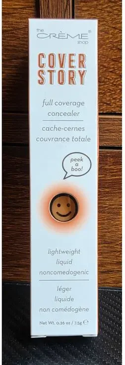 The Creme Shop Cover Story Full Coverage Concealer DEEP CR-FA-CCSDE New in Box