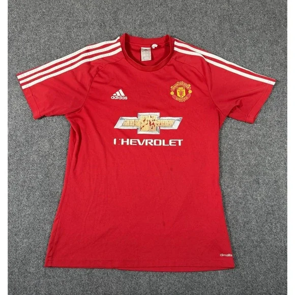 Adidas Manchester United 2016/2017 Home Football Shirt Mens Medium‎ Red Jersey