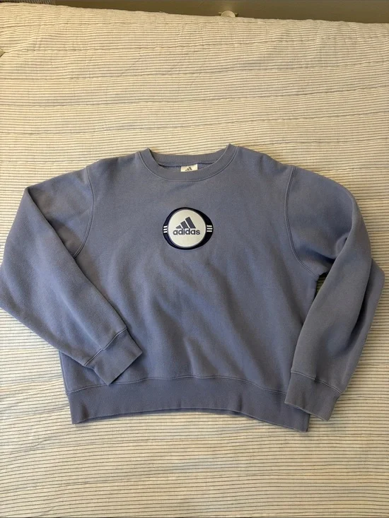 Vintage Adidas Lavender Crewneck Sweatshirt (2002)