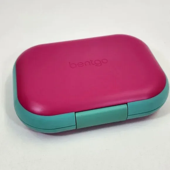 Bentgo Chill Kids Bento Lunch Box Leak-Proof Pink Teal BPA-Free Ice Pack Tray