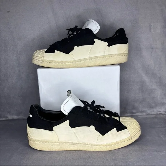 Adidas Y-3 Super Takusan Black White Designer Sneakers Mens Size 11.5