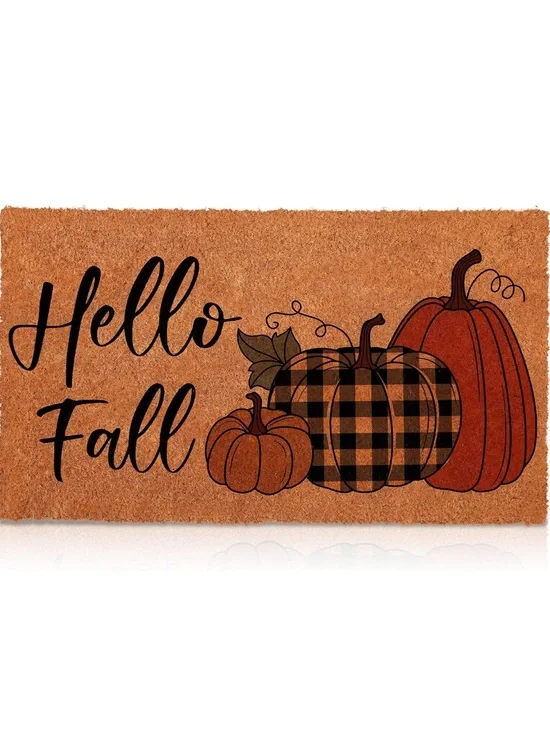Hello Fall door mat.