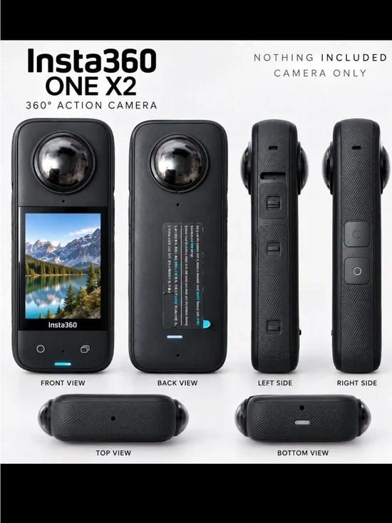 ONE X2 Black 360° Action Camera