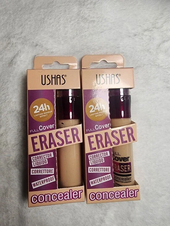 2pk Ushas Full Cover Eraser Concealer - Beige