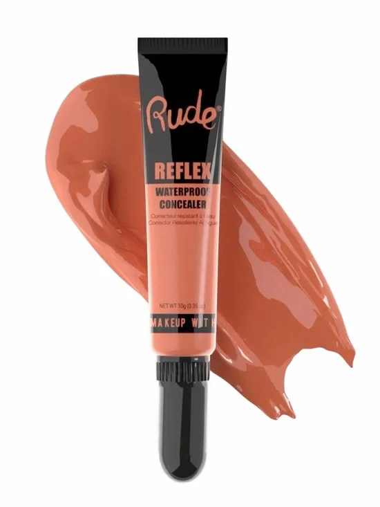 Rude Reflex Orange Built-in Brush Waterproof Corrector Concealer