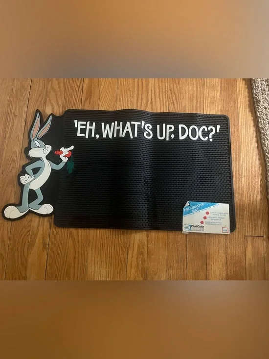 NWT vintage bugs bunny door mat
