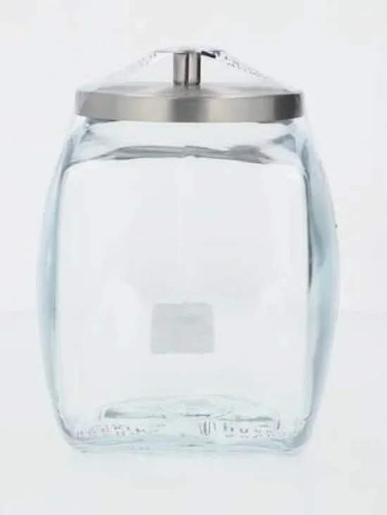 Anchor Hocking Glass 1/2 Gallon Penny Candy Jar w/ Chrome Cover