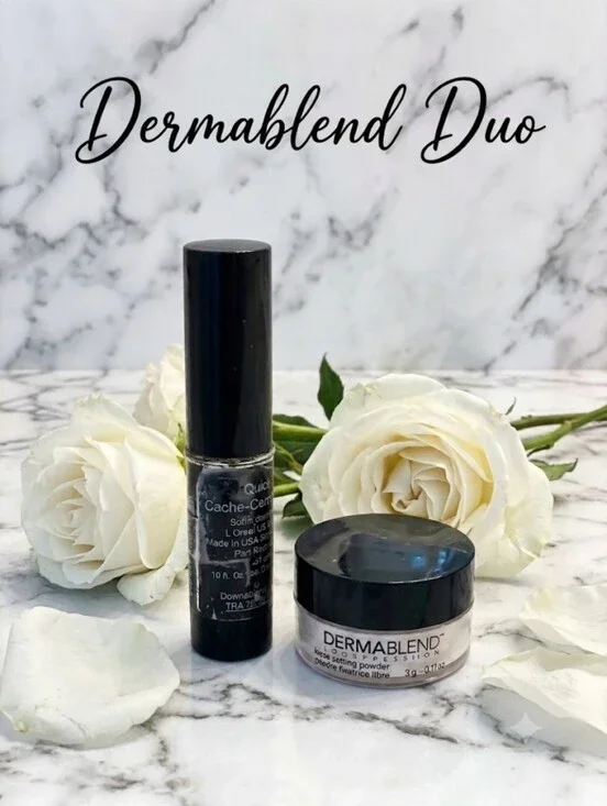 Dermablend Concealer Stick 25N Beige + Powder Duo ☆ RARE☆ | Read Below
