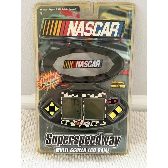NASCAR SUPER SPEEDWAY MULTI SCREEN LCD GAME‎ - ELECTRONIC HAND HELD - NIP