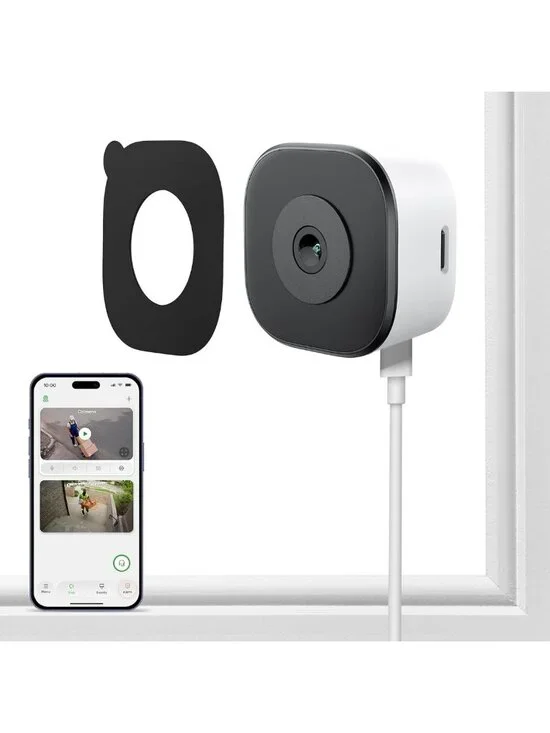 Home Security Camera 2K, WiFi Human Detection, AI Night Vision, Easy Install