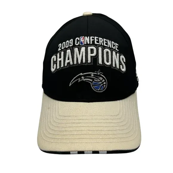 Orlando Magic Hat Cap Strap Back One Size Black NBA Basketball Finals adidas