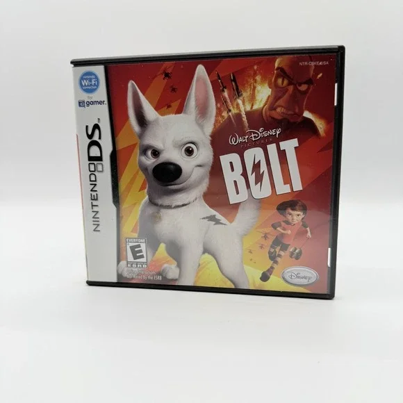 Bolt Nintendo DS Game E Disney NTSC-U/C Manual Case Complete In Box‎ 2008