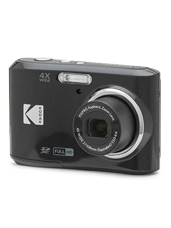 KODAK PIXPRO FZ45 16MP Compact Digital Camera, 4X Optical Zoom, AA, Black