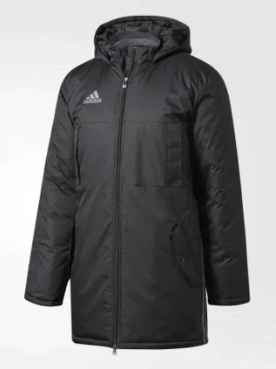 Adidas Condivo 16 Parka Men’s Medium Black Team Stadium Puffer Jacket Soccer