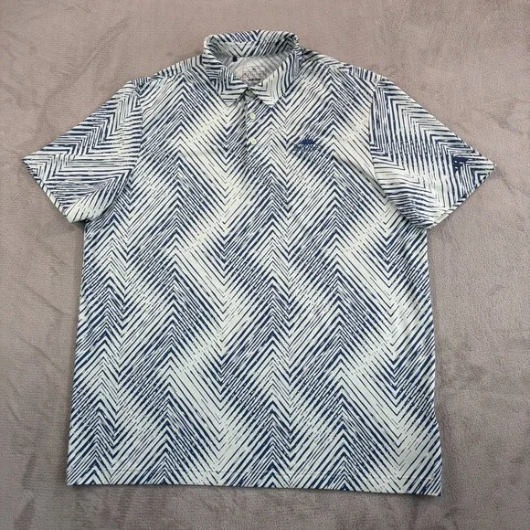 Adidas x Blue Hill‎ Golf Club Ultimate 365 All Over Print Polo Shirt XL SS NWOT