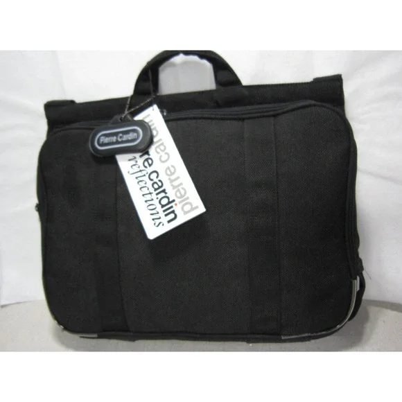 VTG Pierre Cardin Henry Rosenfeld Carry-on Travel Bag Black 9221 Deadstock NWT