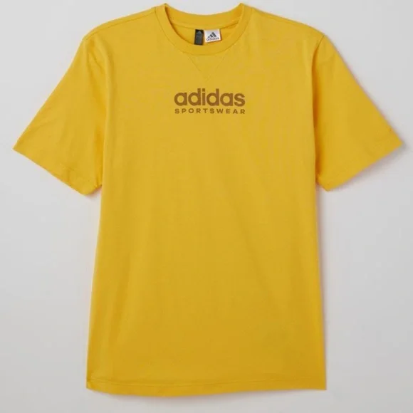 NWT Adidas All SZN Tee Shirt in Yellow