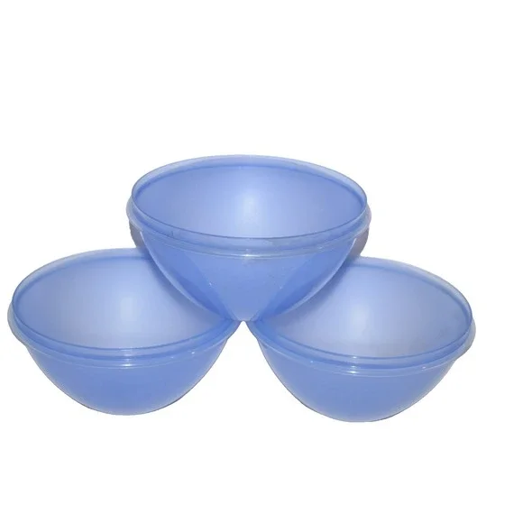 Tupperware Blue Wonderlier Bowl set 234 -11 3 pc‎ NO lids