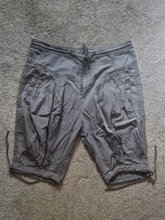 Rare adidas Men's Charcoal Drawstring Athletic Shorts Sz 38