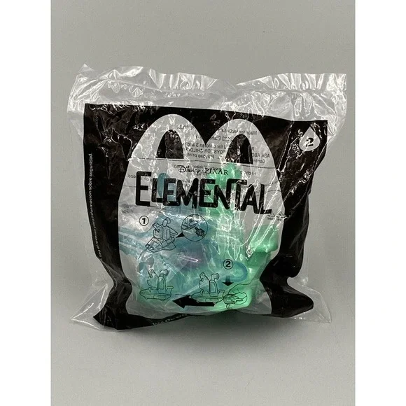 MCDONALDS HAPPY MEAL TOY Disney Pixar Elemental # 2 Wade On The Water Car SEALED