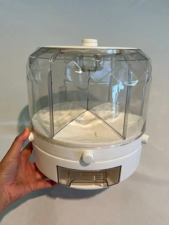 Slow Slog 6 Grid 360 Rotatable Dry Food Dispenser