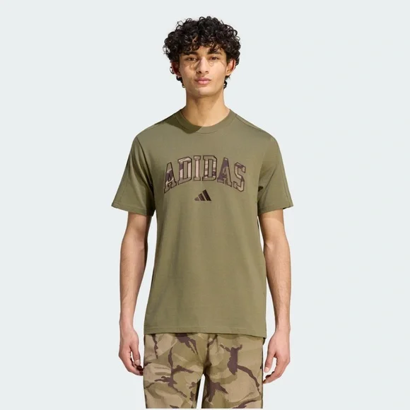 Adidas Camo Print Seasonal Essentials T-Shirt