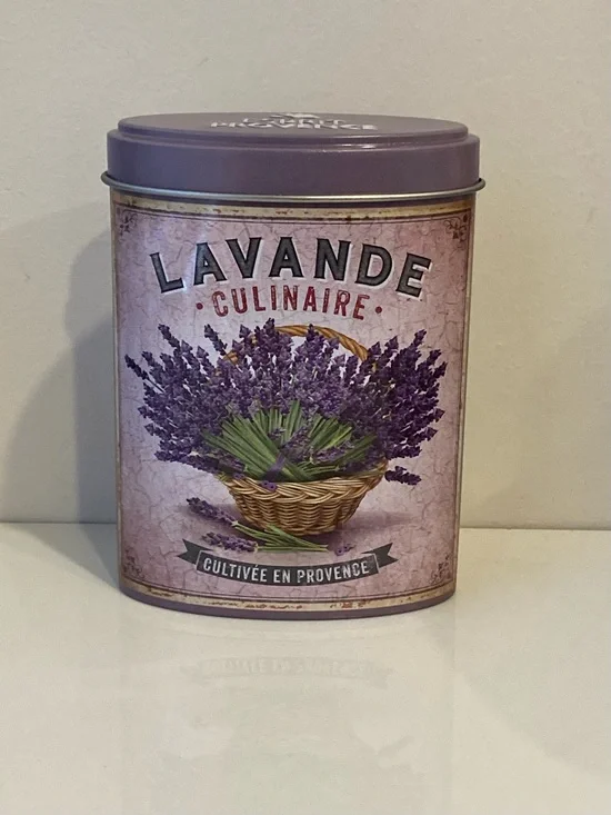 Lavande Culinaire Lavender Empty Tin in Purple Refill Reuse