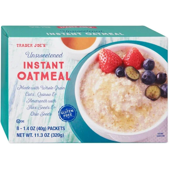 Trader Joe's — Unsweetened Instant Oatmeal