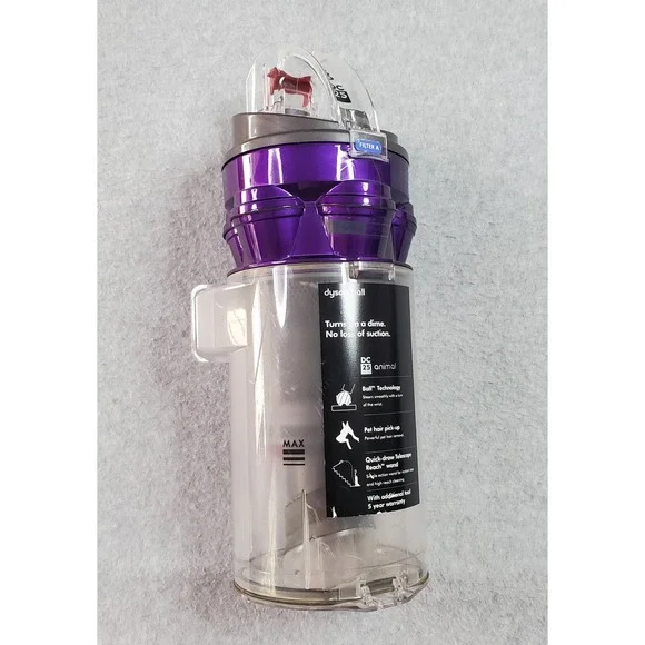 Dyson DC25 Dust Bin Animal Cyclone Vacuum Cleaner Canister Purple With Filter‎