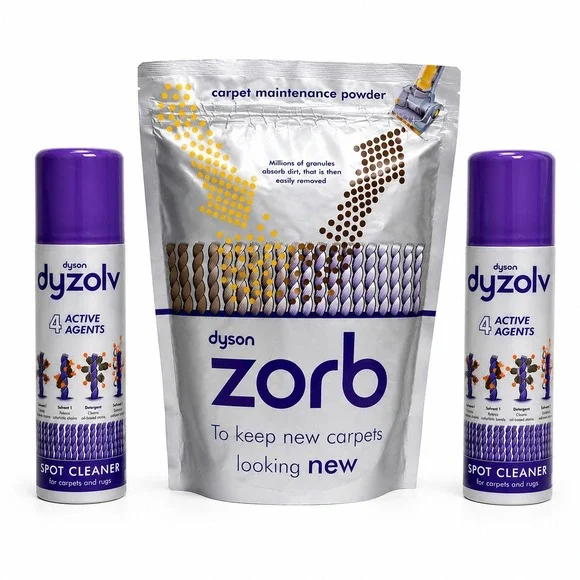 Dyson‎ Zorb Carpet Maintenance Powder & Dyzolv Spot Cleaner