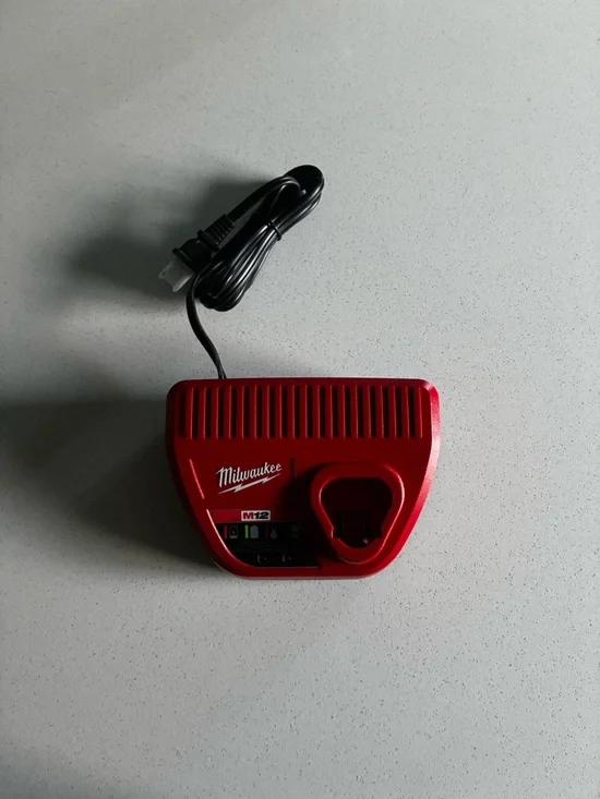 Milwaukee M12 Corded Battery Charger - Red