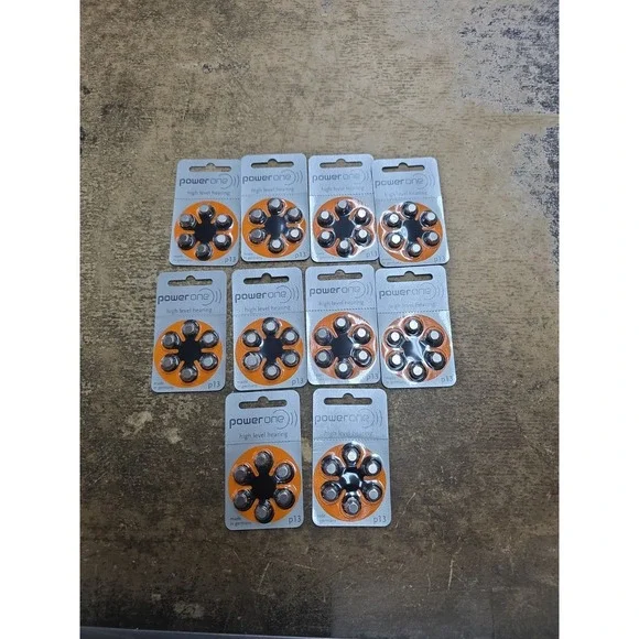 10 Power One Size p312 Hearing Aid Batteries Wireless Approved