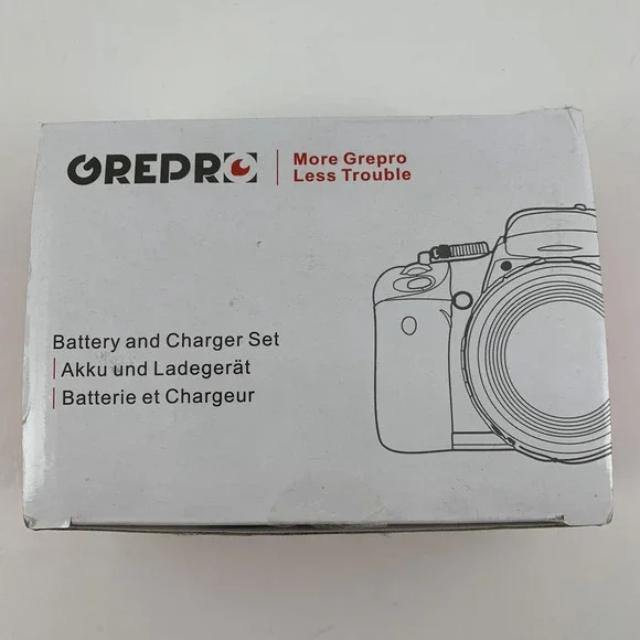 Grepro Dual Battery Charger With 2 Pack Rechargeable Lithium-Ion NP-W126 Battery