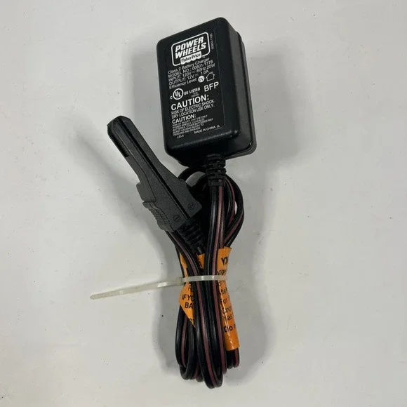 Power Wheels 00801-1778 Fisher Price 12V 1 amp‎ Charger For grey Battery cube