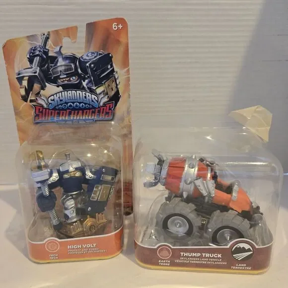 Skylanders SuperChargers High Volt‎ Tech & Thump Truck Land Earth - NEW/SEALED