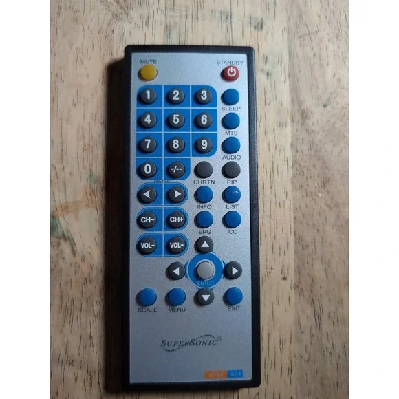 8KK63 SUPERSONIC REMOTE CONTROL, NEW BATTERY, VERY‎ GOOD CONDITION