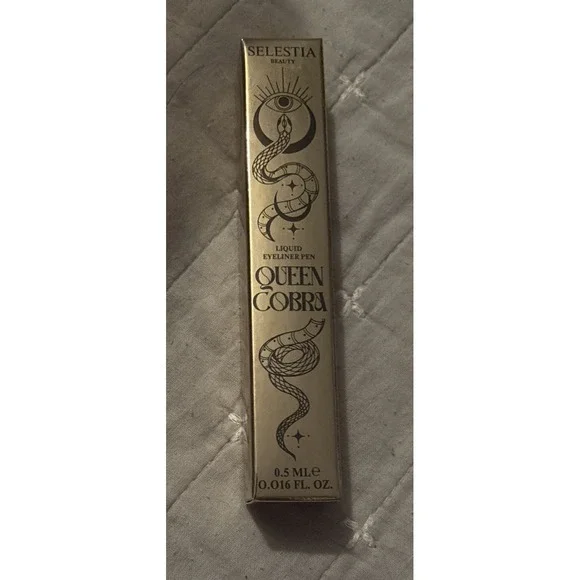 SELESTIA BEAUTY - Liquid Eyeliner Pen - Queen Cobra - 01 Black New Sealed