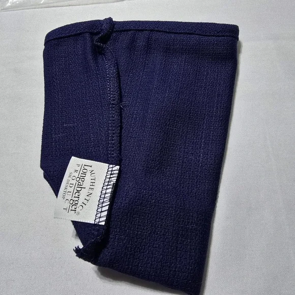 Longaberger Indigo‎ Liner Small Desktop Basket New