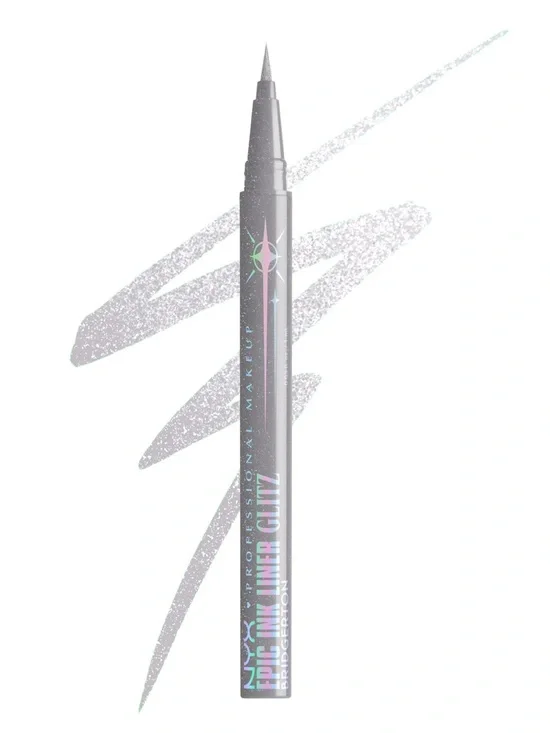 NYX BRIDGERTON ROYAL EPIC INK LINER GLITZ in Glitzed in Silver 1ml BRAND NEW